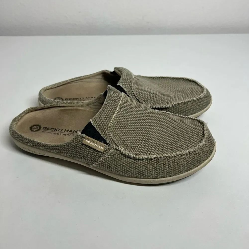 Gecko Man Walk Hero Arch Support Indoor Outdoor Slipper Walking Shoes Mens 10,5